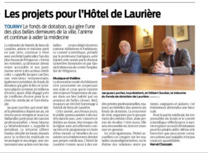 Article dans Sud-Ouest